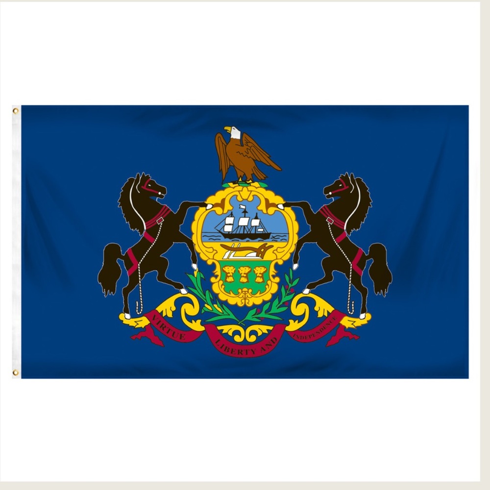 Pennsylvania 3ft x 5ft Printed Polyester Flag